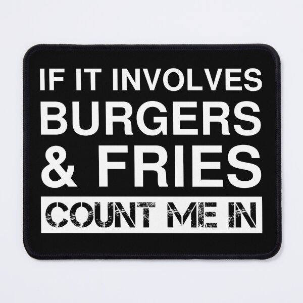Item preview, Funny Burgers And Fries Fast Food Hamburger Cheeseburger designed and sold by Creekman Designs.