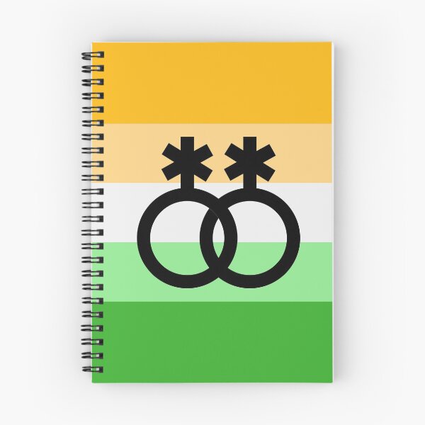 Item preview, nblnb, interlocking symbols over enbian flag designed and sold by Skyler Orion X.