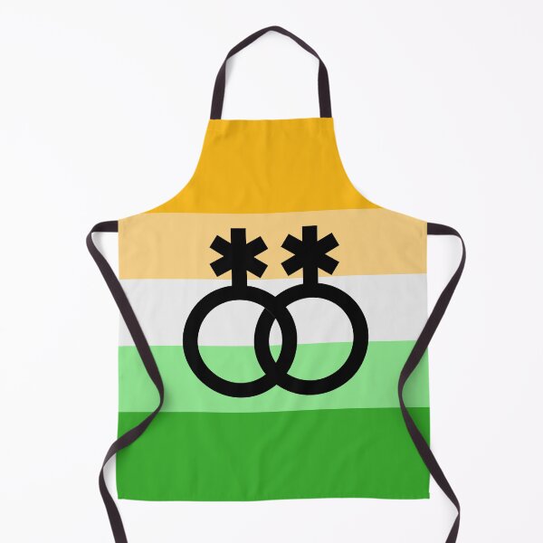 Item preview, nblnb, interlocking symbols over enbian flag designed and sold by Skyler Orion X.