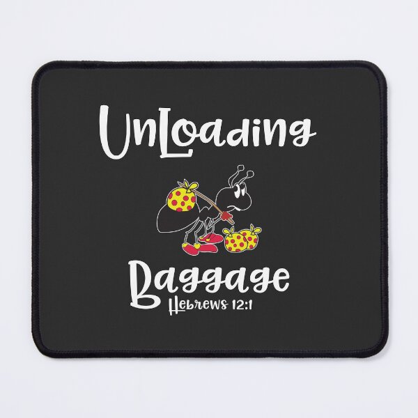 Item preview, Christian Design - Unloading Baggage - Hebrews 12 verse 1 designed and sold by simplydesignart.