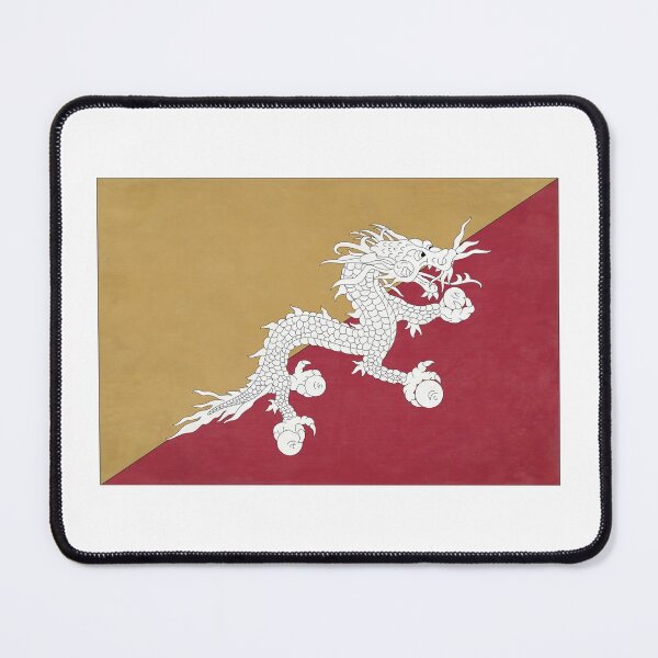 Item preview, Bhutan Flag designed and sold by Finding Fortuity.