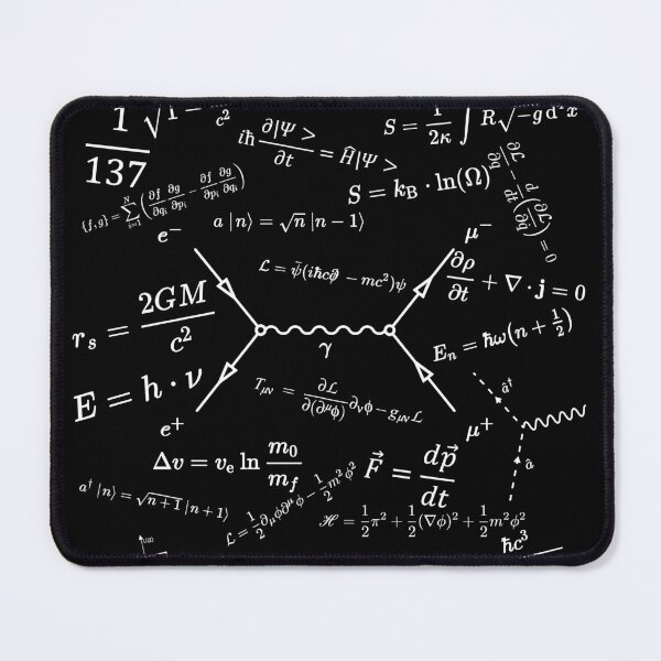 Item preview, physics equations and diagrams dark version designed and sold by NoetherSym.