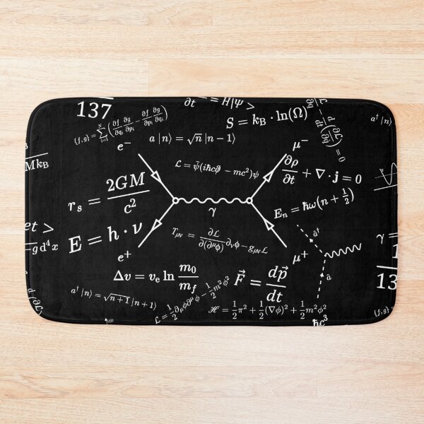 Item preview, physics equations and diagrams dark version designed and sold by NoetherSym.