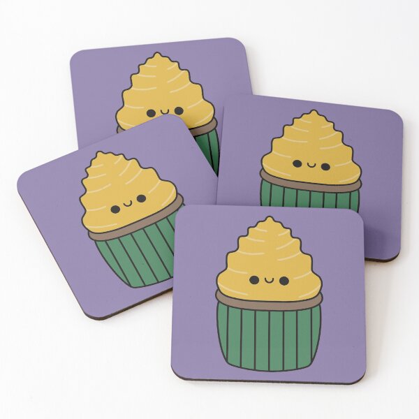 Item preview, Cute Banana Cupcake - Kawaii Cupcake designed and sold by KawaiiByDice.