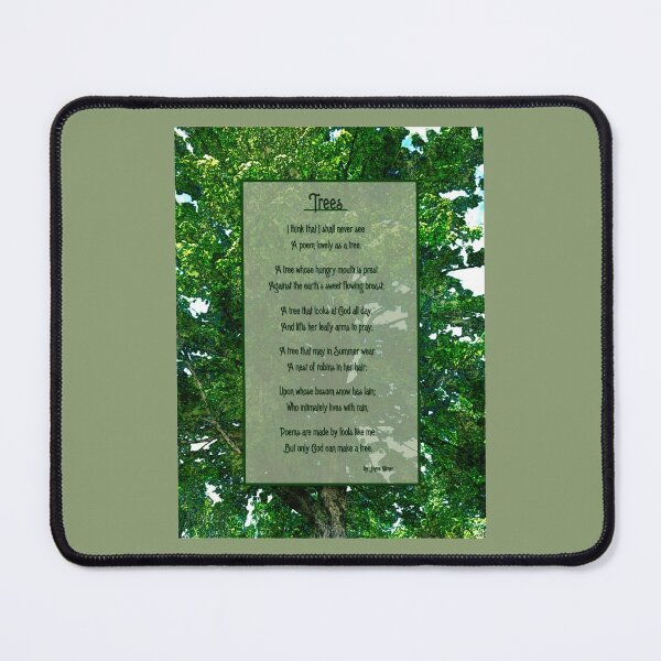 Item preview, Trees by Joyce Kilmer designed and sold by Finding Fortuity.