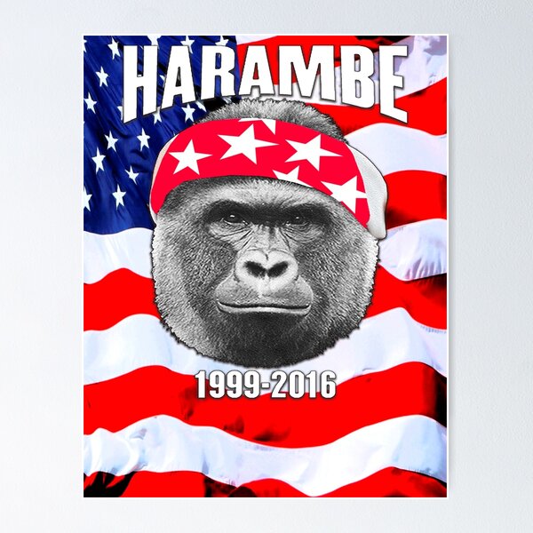 Item preview, harambe america rip harambe designed and sold by earlstevens.