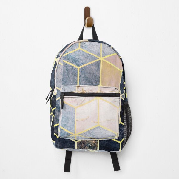 Item preview, Blue & Gold Modern Geometric designed and sold by newburyboutique.