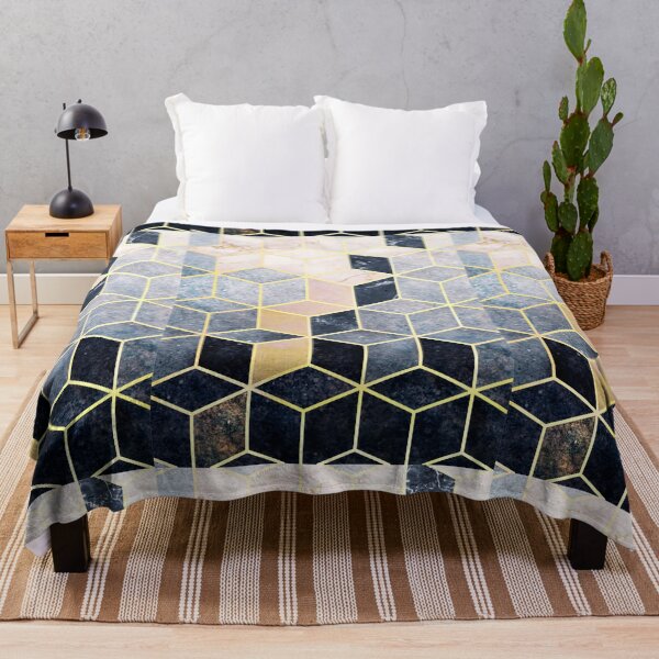 Item preview, Blue & Gold Modern Geometric designed and sold by newburyboutique.
