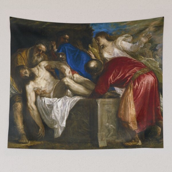 Item preview, The Entombment by Titian (1559) designed and sold by allhistory.