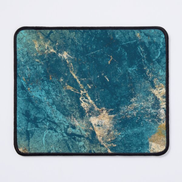 Item preview, Turquoise Teal Blue & Gold Marble designed and sold by newburyboutique.