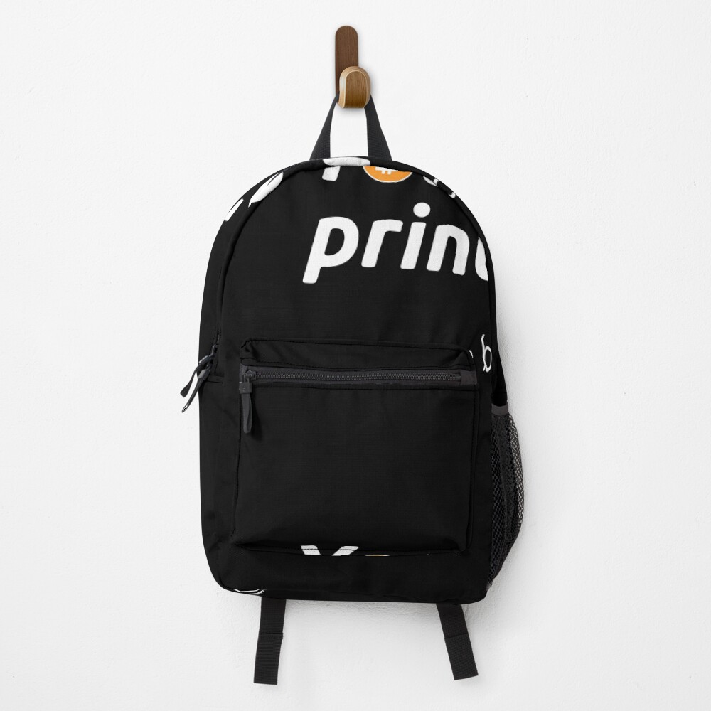 Vista previa del artículo con la obra «Mochila», diseñado y vendido por cryptomining.