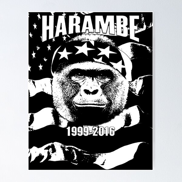 Item preview, harambe rip biker shirt rip harambe thug life designed and sold by earlstevens.