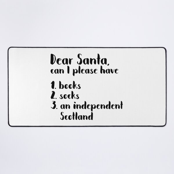 Item preview, DEAR SANTA SCOTTISH INDEPENDENCE THEMED CHRISTMAS LIST designed and sold by MacPean.
