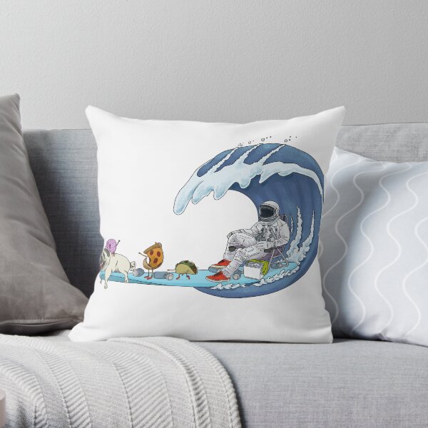 PartyWave Throw Pillow