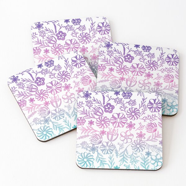 Item preview, Seamless purple sky floral pattern  designed and sold by Dear-Ashlin.