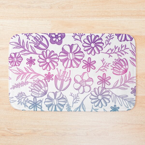 Item preview, Seamless purple sky floral pattern  designed and sold by Dear-Ashlin.