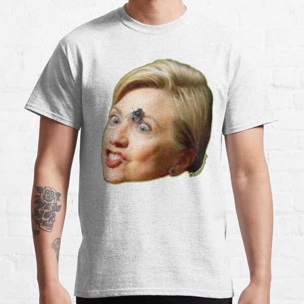 Hillary Battle Gaze Debate Fly -blanche Classic T-Shirt