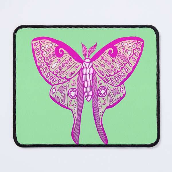 Item preview, Luna Moth Butterfly Pink and Mint designed and sold by Julie Erin Designs.