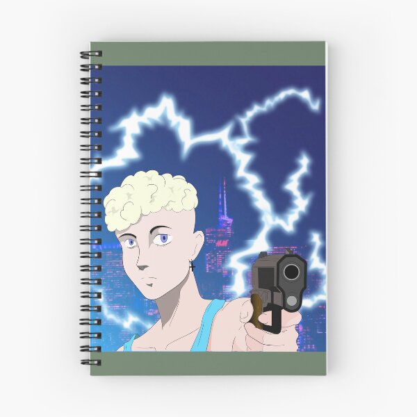 Item preview, a guy with a gun in the night city  designed and sold by Prof209.