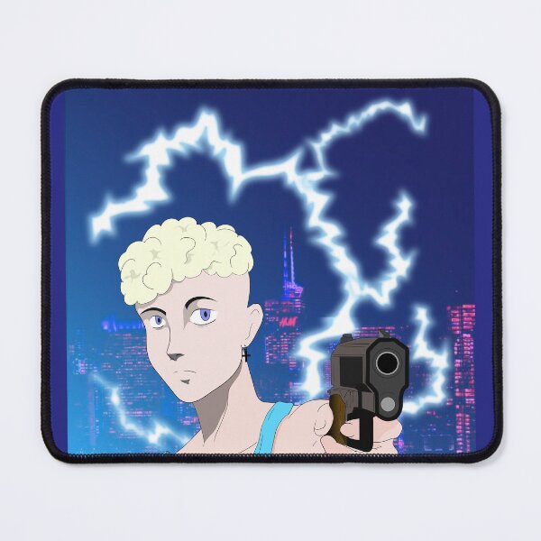 Item preview, a guy with a gun in the night city  designed and sold by Prof209.
