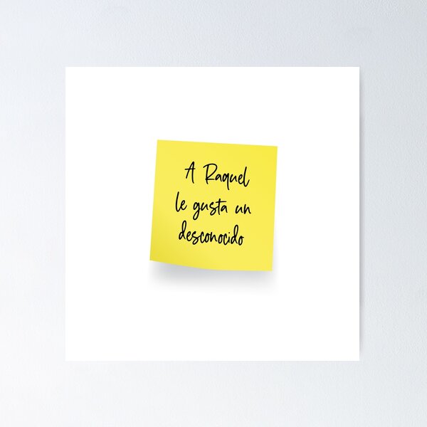 Item preview, A raquel le gusta un desconocido - lcdp designed and sold by Loriphostyle.
