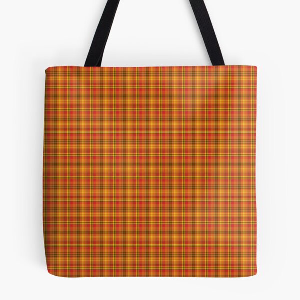 Item preview, Halloween Plaid Overall Pattern designed and sold by rhombusOnion.
