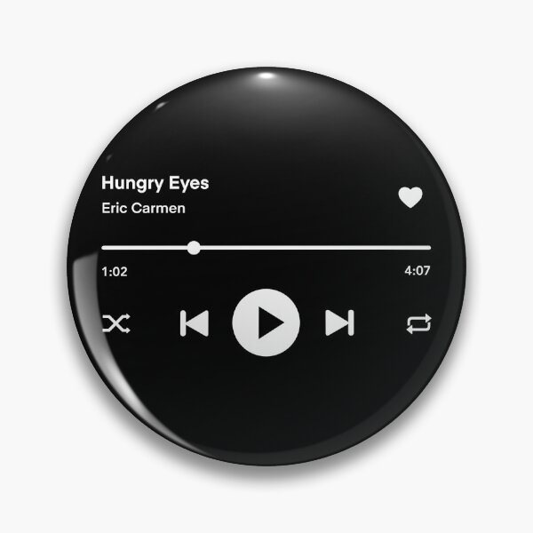 Item preview, Hungry Eyes song card (White) designed and sold by Sutherlandh.