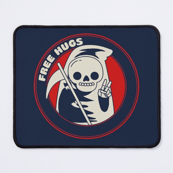Item preview, Cute Grim Reaper Free Hugs designed and sold by MnEmzStudio.