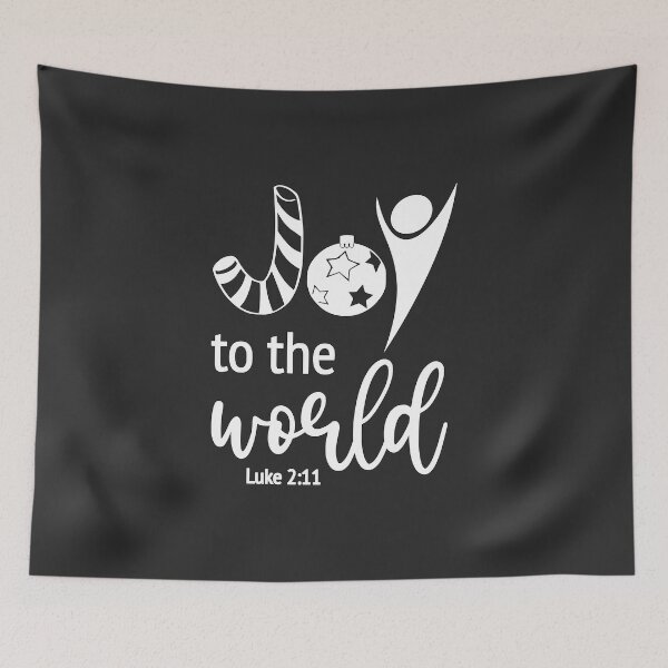 Item preview, Christian Christmas Design - Joy to the World - Luke 2:11 designed and sold by simplydesignart.