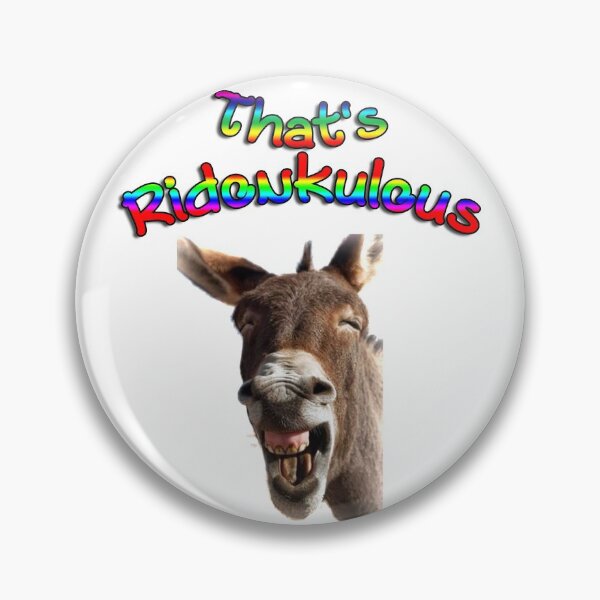 Item preview, Funny Donkey, Ridonkulous, ridiculous, redonkulous, funny donkey face designed and sold by HazardPaay.
