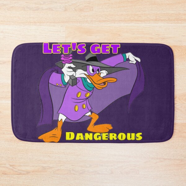 Item preview, Darkwing Duck lets get dangerous - cartoon designed and sold by Retro Occult.