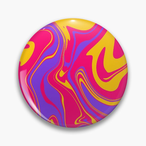 Item preview, Funky Psychedelic Red, Orange and Purple Waves Liquid Marble  designed and sold by NECHSTORE.
