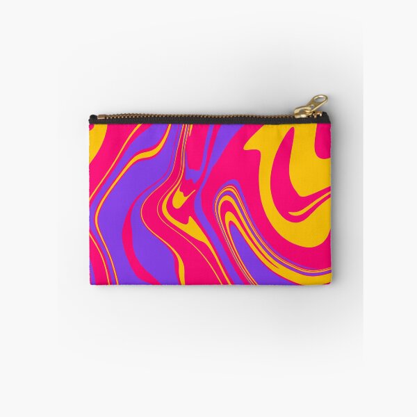 Item preview, Funky Psychedelic Red, Orange and Purple Waves Liquid Marble  designed and sold by NECHSTORE.