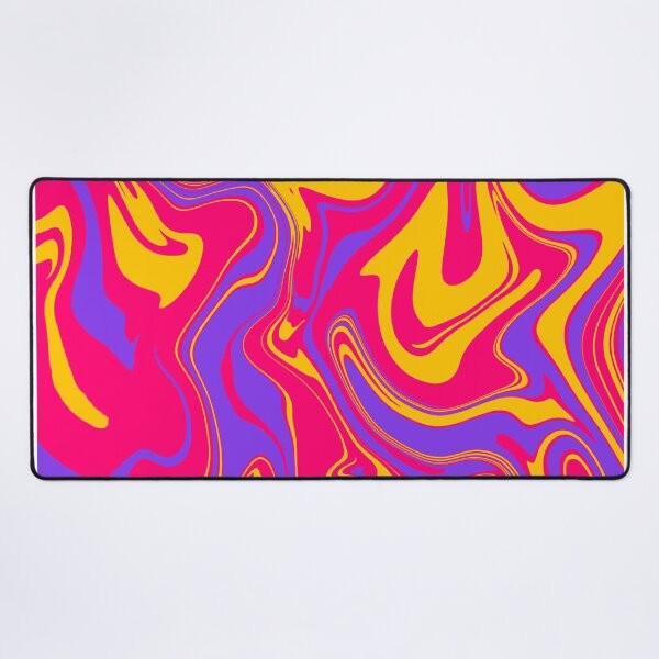 Item preview, Funky Psychedelic Red, Orange and Purple Waves Liquid Marble  designed and sold by NECHSTORE.