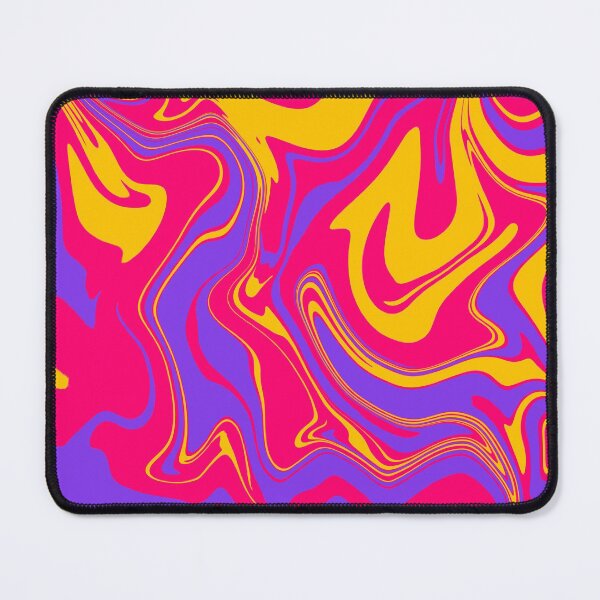 Item preview, Funky Psychedelic Red, Orange and Purple Waves Liquid Marble  designed and sold by NECHSTORE.