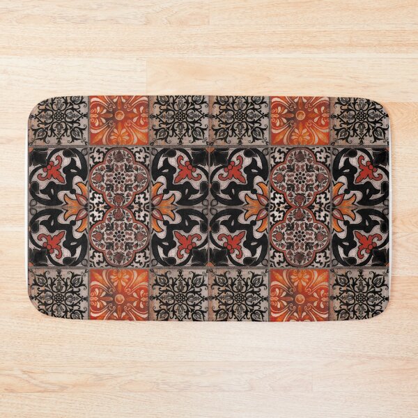 Item preview, abstract patterns on ceramic tile designed and sold by Rokay Arts.