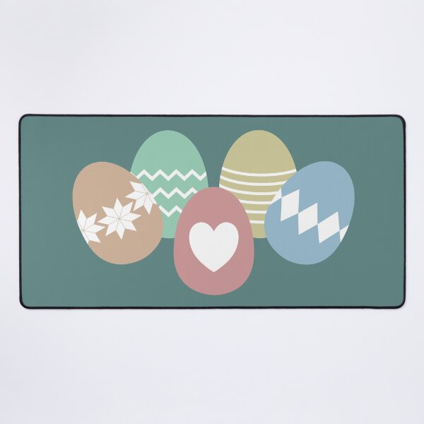 Item preview, Cute, colorful painted Easter eggs pattern with dark blue background designed and sold by CiniArt.