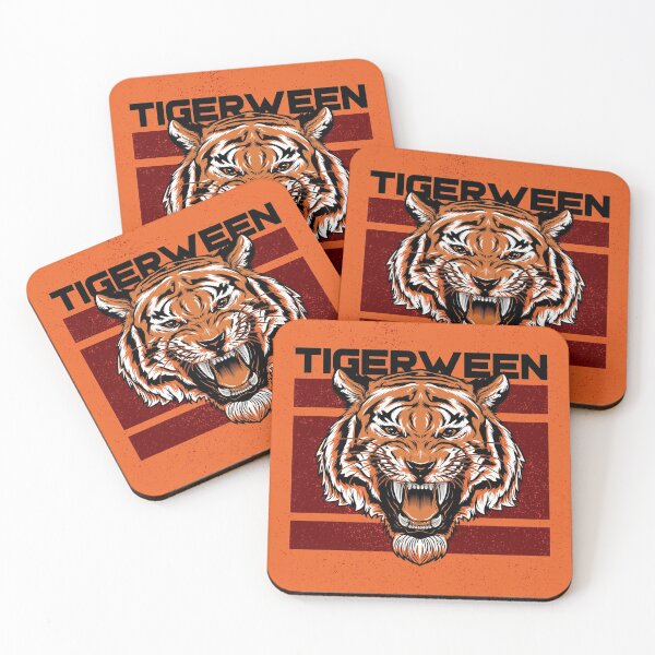 Item preview, Happy Tigerween -- Halloween tigers fierce angry designed and sold by glitchman2.