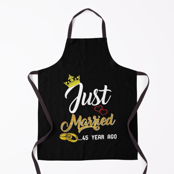 Item preview, 45th Wedding Anniversary Just Married 45 Years Ago Tank Top designed and sold by GerdaShop.