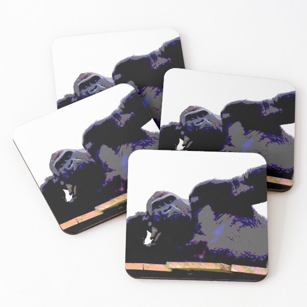Item preview, Relaxed Gorilla - Pop Art Style & Posterized  designed and sold by artisananimals.