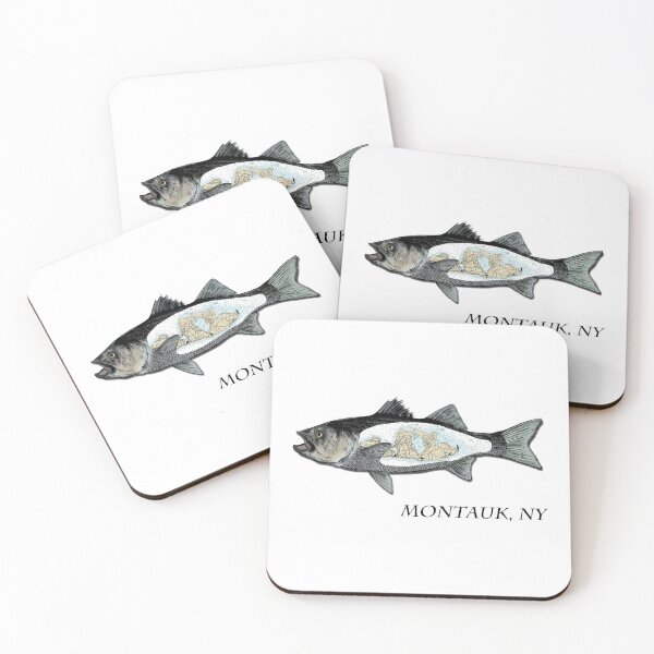 Item preview, montauk nautical chart surf fishing designed and sold by hookink.