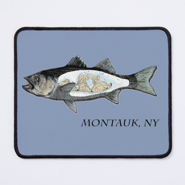 Item preview, montauk nautical chart surf fishing designed and sold by hookink.
