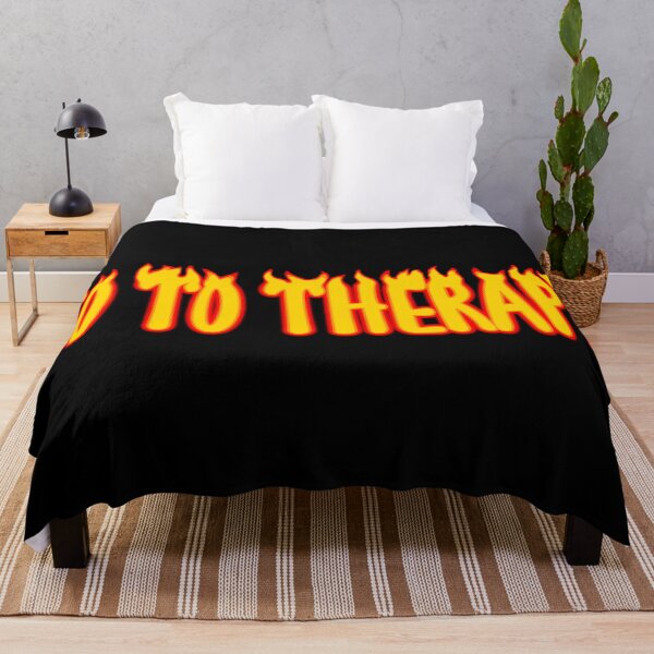 Item preview, Go To Therapy on Fire designed and sold by GrellenDraws.