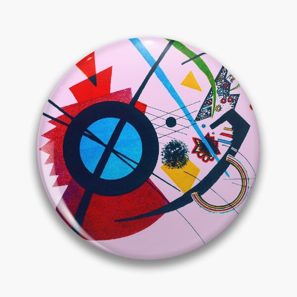 Artikelvorschau, KANDINSKY HD - Violet Art in Pink entworfen und verkauft von Go Logo Designs.