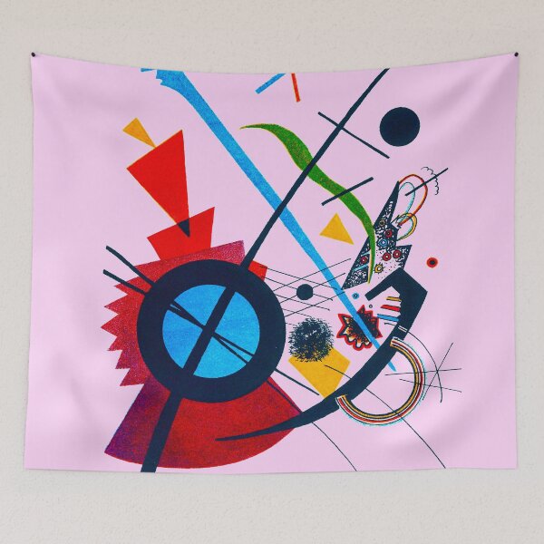 Item preview, KANDINSKY HD - Violet Art in Pink designed and sold by Go Logo Designs.