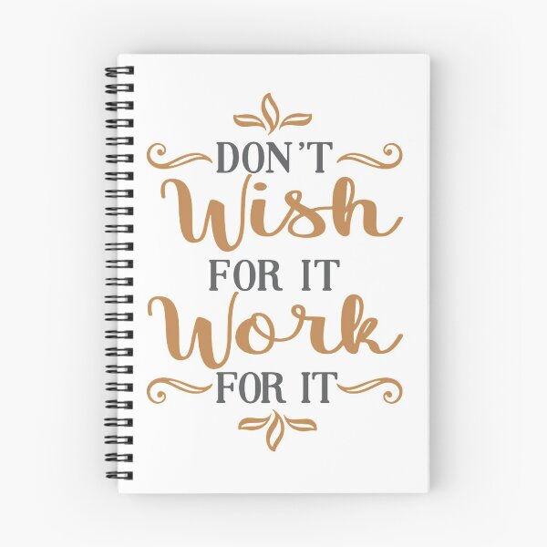 Item preview, Don't Wish For it Work For it designed and sold by Y-Muqsit.
