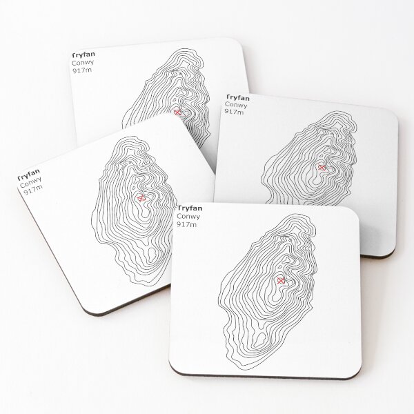Item preview, Tryfan Mountain Contour Design designed and sold by ZakPage.