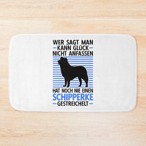 Item preview, Schipperke petting Belgian Shepherd dog saying designed and sold by madgrfx.