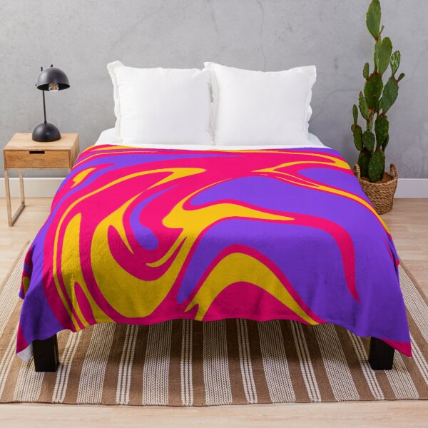 Item preview, Amazing Flashy Red, Orange and Purple Waves Liquid Marble  designed and sold by NECHSTORE.