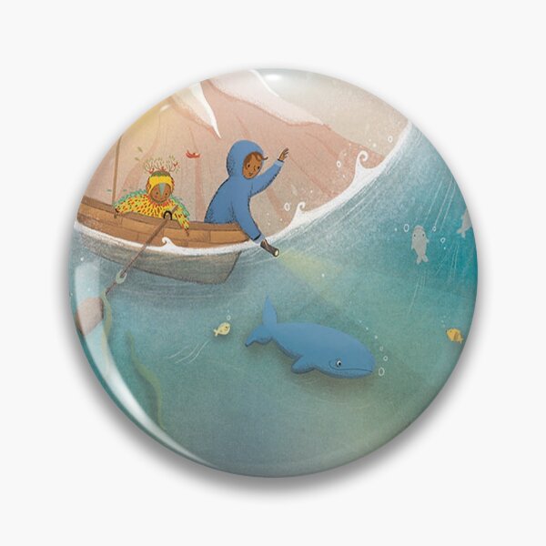 Item preview, fish on the ocean and snow mountain designed and sold by simonclaws.
